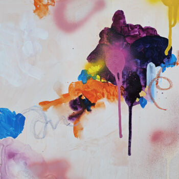 Peinture intitulée "Colori della felici…" par Evgenia Smirnova, Œuvre d'art originale, Acrylique