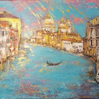 绘画 标题为“Venice” 由Evgeniia Denisova (denizajart), 原创艺术品, 油