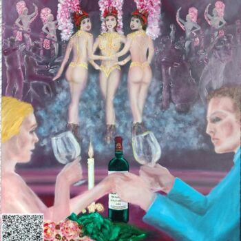 Картина под названием "Феерия чувств" - Evgeniy Roslavcev, Подлинное произведение искусства, Масло