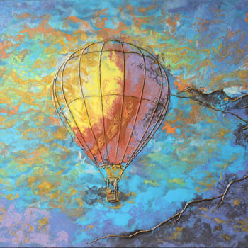 Painting titled "Fly away" by Evgeny Shaparin (Johnrusart), Original Artwork, Acrylic