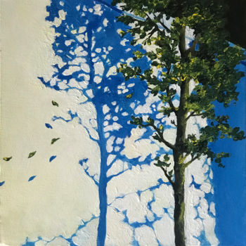 Peinture intitulée "In the shadow" par Elena Weinstadt, Œuvre d'art originale, Acrylique Monté sur Châssis en bois