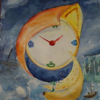 Peinture intitulée "the time has come" par Evgeniya Degtyareva, Œuvre d'art originale, Huile