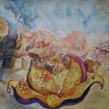 Painting titled "Music" by Evgeniya Degtyareva, Original Artwork, Oil