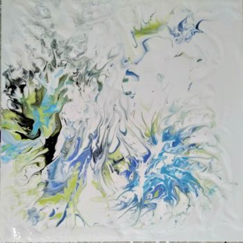 Painting titled "Diffusion" by Evoletteagathe, Original Artwork, Acrylic