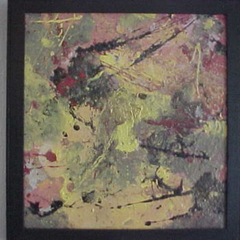 Painting titled "Explosion 2" by Jean-Pierre Evrard, Original Artwork