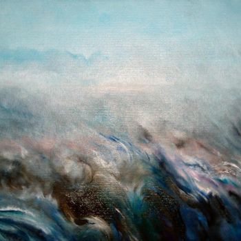 Pintura intitulada "Avant la tempête" por Evy Lezynski, Obras de arte originais, Óleo