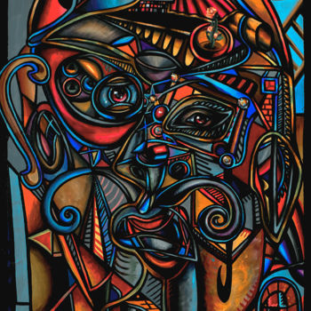Pintura titulada "Jug of transmutation" por Danil Turkin (EXCULAT), Obra de arte original, Oleo Montado en Bastidor de camil…