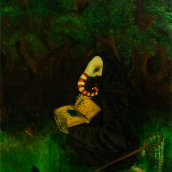 Painting titled "Фея" by Anna Baranova, Original Artwork, Oil