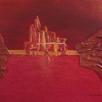 Painting titled "MIRAGE" by Véronique Eychenne, Original Artwork