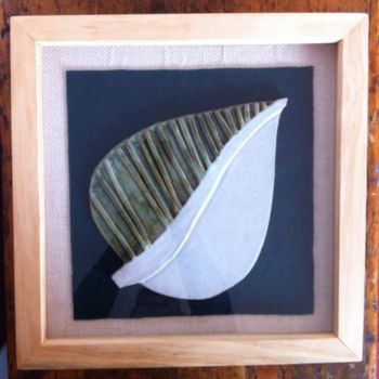 Artisanat intitulée "Large Leaf" par Helene Dillistone-Miller, Œuvre d'art originale