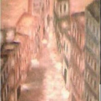 Schilderij getiteld "" The City "" door Eyeshadow, Origineel Kunstwerk