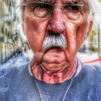 Digital Arts titled "Serie 5/7 I'am Old" by Eymeric Pichon, Original Artwork, Photo Montage