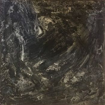 Painting titled "Mare di cemento" by Ezio Grelli, Original Artwork, Acrylic