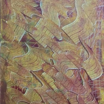 Pintura intitulada "Subtle energy lines" por Ezio Grelli, Obras de arte originais, Acrílico