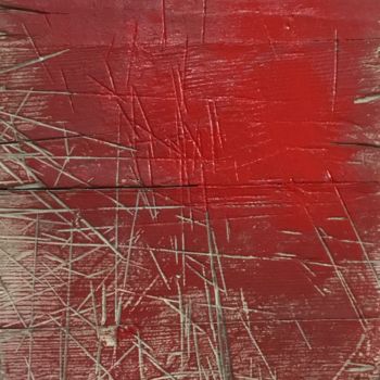 Pittura intitolato "Monocromo rosso" da Ezio Grelli, Opera d'arte originale, Acrilico
