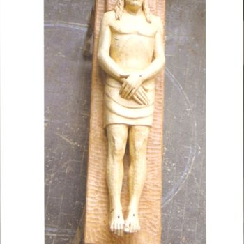 Escultura titulada "cristo-deposto-trat…" por Ezio Morini, Obra de arte original