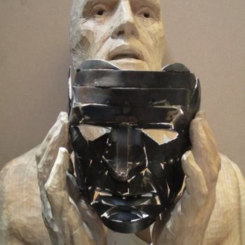 Γλυπτική με τίτλο "via-la-maschera-004…" από Ezio Morini, Αυθεντικά έργα τέχνης