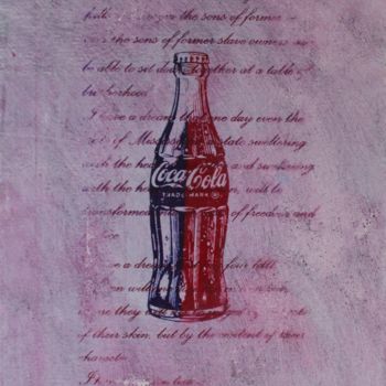 Printmaking titled "Cola dream" by Florian Arendt, Original Artwork, Screenprinting