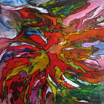 Peinture intitulée "Farbspiele" par Eva Fazakas, Œuvre d'art originale, Acrylique