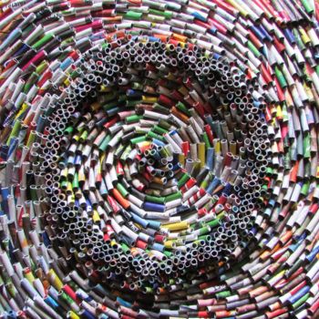 "Kreis - 3D Recyclin…" başlıklı Heykel Eva Fazakas tarafından, Orijinal sanat