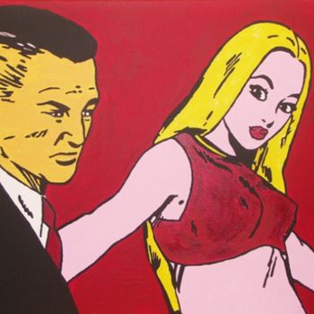 Peinture intitulée "This is Tony Kresse…" par F-Red, Œuvre d'art originale, Huile