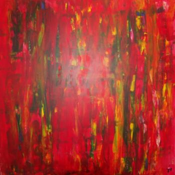 Peinture intitulée "Inspired by Gerhard" par F-Red, Œuvre d'art originale, Huile
