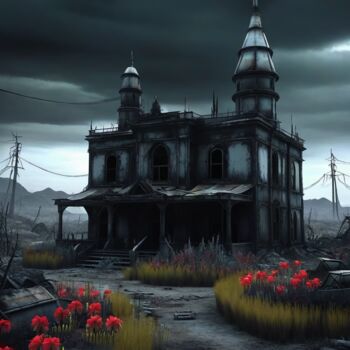 Цифровое искусство под названием "Fallout. My way hom…" - Fa Agudera, Подлинное произведение искусства, Изображение, сгенери…