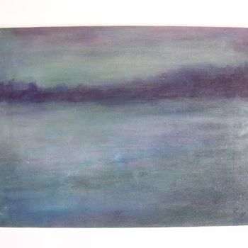 Painting titled "brouillard" by Fabien Serio, Original Artwork