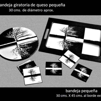 Artes digitais intitulada "bandejas, portavaso…" por Fabiana Flores Prieto, Obras de arte originais