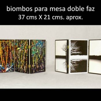 Digital Arts titled "biombos para mesa." by Fabiana Flores Prieto, Original Artwork