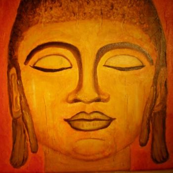 Peinture intitulée "bouddha" par Fabie, Œuvre d'art originale