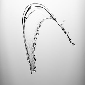 Photography titled "Coeur d'eau déchiré" by Fabien Viaut-Noblet, Original Artwork