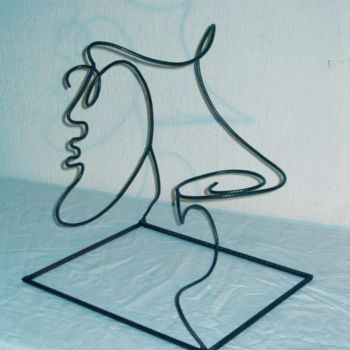Sculpture titled "Polux" by Fabien Manni, Original Artwork