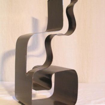 Sculpture titled "Torrent" by Fabien Manni, Original Artwork