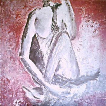 Painting titled "femme moderne" by Fabienne Becker, Original Artwork