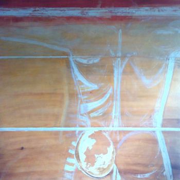 Peinture intitulée "homme transparent" par Fabienne Deguines, Œuvre d'art originale, Pastel