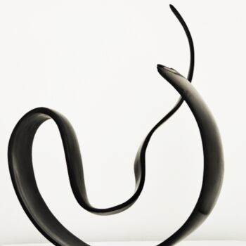 Sculpture intitulée "OUADJET" par Fabienne Fol, Œuvre d'art originale, Bronze