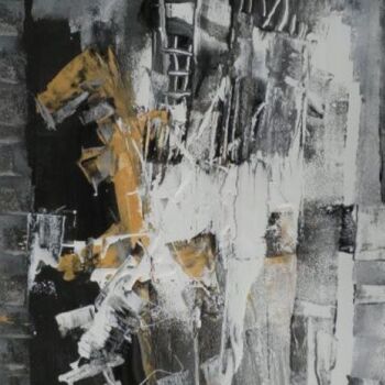 Schilderij getiteld "Voyage Dans L'Abstr…" door Fabienne Letondeur, Origineel Kunstwerk, Acryl Gemonteerd op Karton