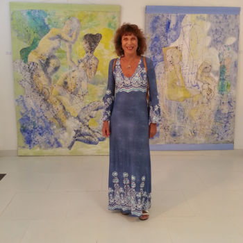 Pittura intitolato "Galerie "Inattendue…" da Fabienne Löpez, Opera d'arte originale, Collages