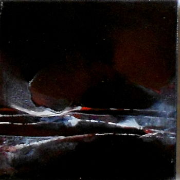 Peinture intitulée "Série Noire 1" par Fabienne Quinsac, Œuvre d'art originale, Acrylique
