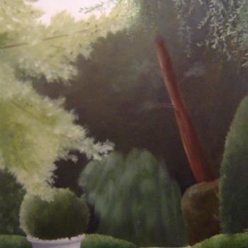 「promenade」というタイトルの絵画 Fabienne Rousseauによって, オリジナルのアートワーク, オイル