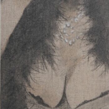 Pintura intitulada "anne" por Fabienne Rousseau, Obras de arte originais, Óleo