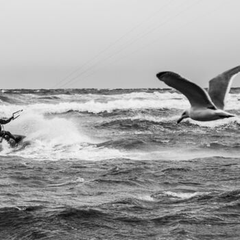 Fotografia zatytułowany „Avec le vent” autorstwa Fabio Huchant, Oryginalna praca, Fotografia cyfrowa