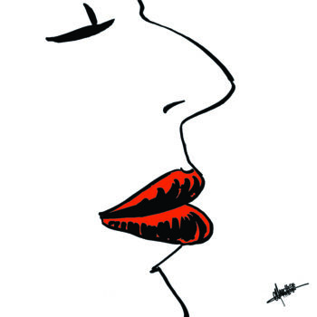 Drawing titled "Snob" by Fabio Alessandro Marchese, Original Artwork