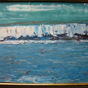 Painting titled "white cliffs of Dov…" by Fabiola Tantanini, Original Artwork