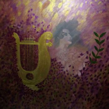Painting titled "Daphne" by Fabiola Porras, Original Artwork, Acrylic