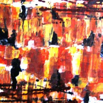 Malerei mit dem Titel "bryce canyon" von Roseline Chouraqui, Original-Kunstwerk, Öl