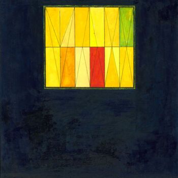 Painting titled "Geometrique n°8" by Fabrice Amat, Original Artwork, Acrylic