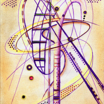 Desenho intitulada "Circus (1)" por Fabrice Cadet, Obras de arte originais, Canetac de aerossol