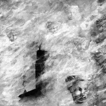 Digitale Kunst mit dem Titel "Fantômes dans la vi…" von Fabrice Cadet, Original-Kunstwerk